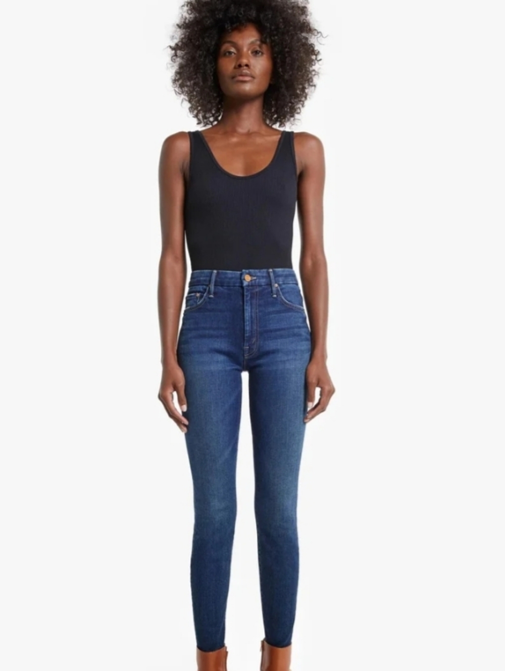 MOTHER Jeans High Waisted Looker Photo Finish size 27 Color Until Next Time